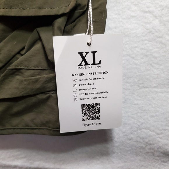 Outdoor Flygo Men Utility Fishing Vest Green Mesh Multi-Pocket Size XL - Picture 5 of 10